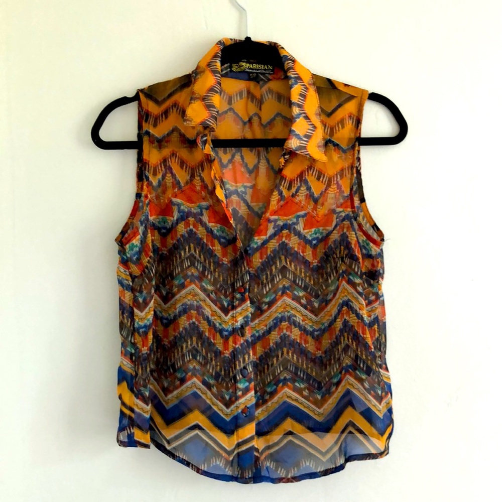 PARISIAN sheer top
